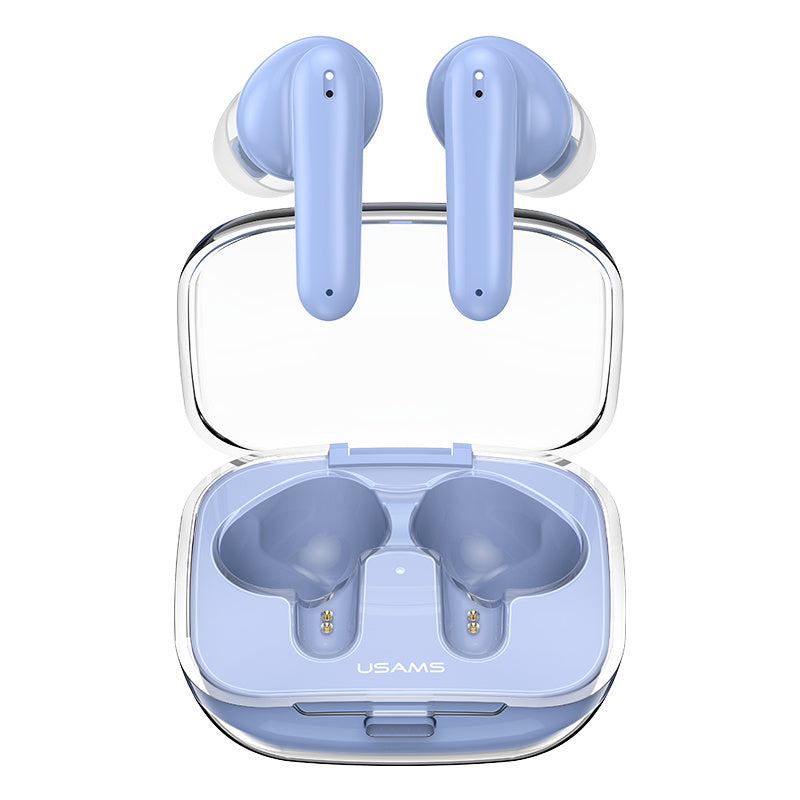 USAMS BE16 BE Series Transparent TWS Headset Wireless Bluetooth 5.3 Earbuds Lightweight In-Ear Headphones USAMS BE16 BE Series Transparent TWS Headset Wireless Bluetooth 5.3 Earbuds Lightweight In-Ear Headphones